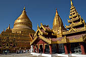 Bagan Myanmar. Shwezigon pagoda.  